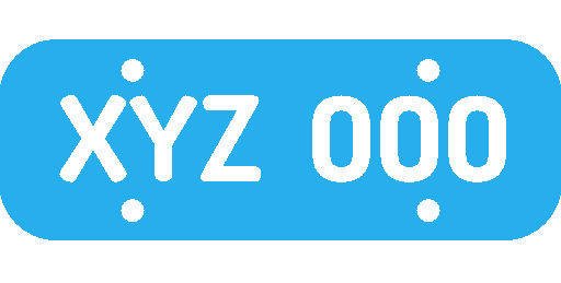 number plate icon